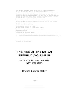 The Rise of the Dutch Republic — Complete (1574-84)