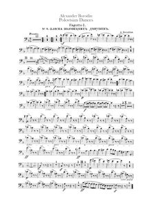 Partition basson 1, 2, Prince Igor, Князь Игорь - Knyaz Igor, Borodin, Aleksandr