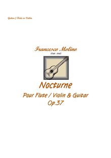 Partition complète, Notturno No.1, Op.37, A minor, Molino, Francesco