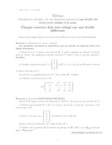 Intégration – Algèbre linéaire – Fonctions de plusieurs variables 2006 Tronc Commun Université de Technologie de Belfort Montbéliard