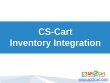 Cs-Cart Inventory Integration