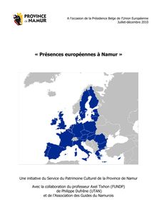 « Présences européennes à Namur »