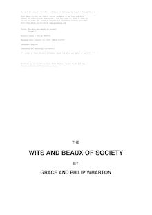 The Wits and Beaux of Society - Volume 2