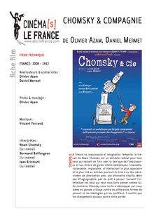 CHOMSKY & CIE de Mermet Daniel, Azam Olivier