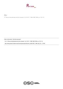 Q-r - table ; n°1 ; vol.50, pg 102-110