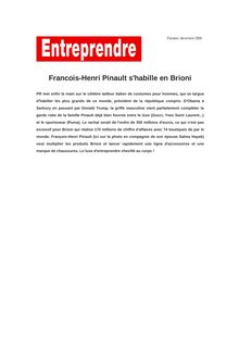 Francois-Henri Pinault s habille en Brioni