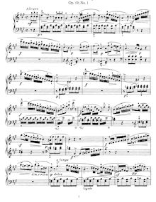 Partition complète, 3 sonatines, Op.59, Kuhlau, Friedrich