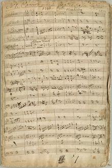 Score, Concerto No.1 pour Double basse en G major, G major, Keyper, Franz Joseph