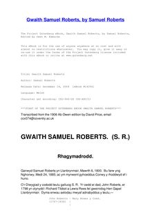 Gwaith Samuel Roberts