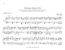 Partition No., Allegro en C major(after pour Finale of corde quatuor en D major, Op.71 No.2), pièces pour mécanique orgue