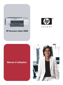 Notice Imprimantes HP  Business Inkjet 2800