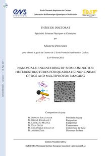 Ingénierie à l’échelle nanométrique d’hétérostructures à base de semiconducteurs pour l’optique non-linéaire quadratique et l’imagerie multiphotonique, Nanoscale engineering of semiconductor heterostructures for quadratic nonlinear optics and multiphoton imaging