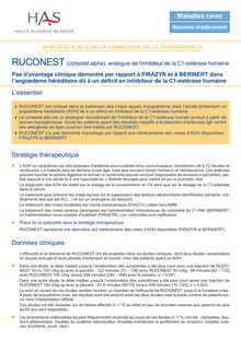 RUCONEST - Synthèse d  avis RUCONEST - CT-9842