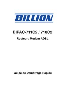 Notice ADSL Billion  BiPAC 710 C2