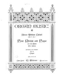 Score, Concert préludes et Fugues, Op.31, Nicholl, Horace Wadham