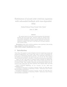 Stabilization of second order evolution equations with unbounded feedback with time dependent
