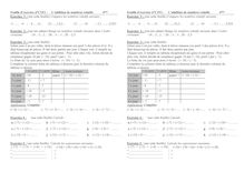 Exercice : addition et soustraction de nombres relatifs