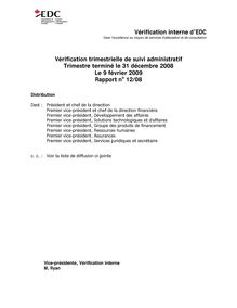 December 2008 Quarterly Audit report - f