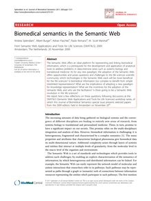 Biomedical semantics in the Semantic Web