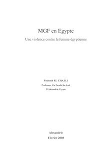 FGM en Egypte