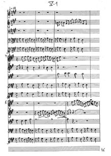 Partition V - Precatio mea ad Dominum pro M L, corde quintette pour Monika Lang