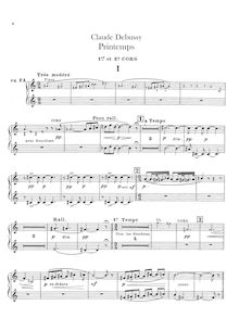 Partition cor 1/2, 3/4 (F), Scenes pour chœur et orchestre, Debussy, Claude