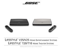 Notice Home Entertainment BOSE  Lifestyle T20