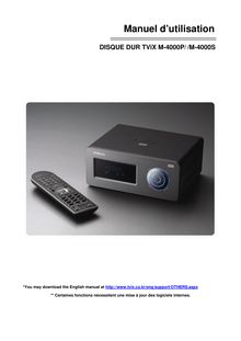 Notice HD Multimedia Player DViCO  TViX HD M-4000P