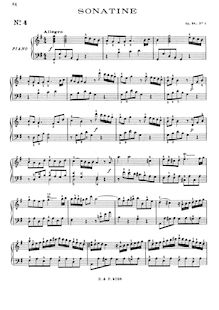 Partition complète (scan), Six sonates, Clementi, Muzio