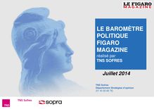 Baromètre Figaro Magazine Juillet 2014