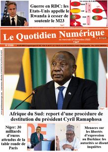 Le Quotidien Numérique d’Afrique N° 2088 - Du mercredi 7 décembre 2022