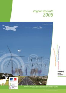 Rapport d activité 2008 du Ministère de l écologie, de l énergie, du développement durable et de la mer