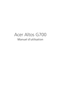 Notice Serveurs Acer  Altos G700