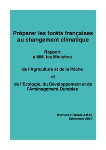 Préparer les forêts françaises au changement climatique