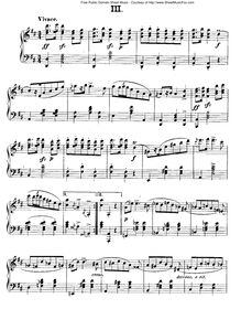 Partition No.3, Polish National Dances, Op.3, Scharwenka, Xaver