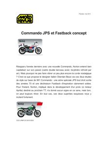 Commando JPS et Fastback concept