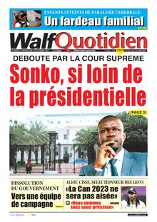 Walf Quotidien n° 9456 - Du 07/10/2023
