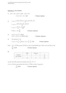 Corrige Bac technologique Mathematiques 2006 SMS