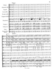 Partition , Allegro, Piano Concerto No.22, E♭ major, Mozart, Wolfgang Amadeus par Wolfgang Amadeus Mozart