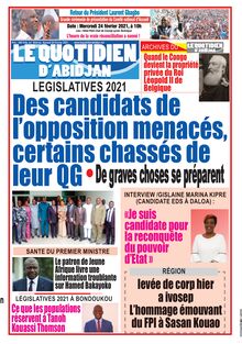 Le Quotidien d’Abidjan n°3034 - du Samedi 20 Février 2021