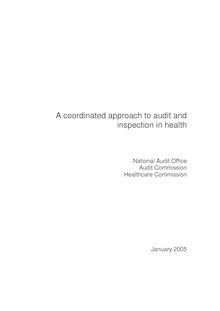 A coordinated approach to audit and inspection in health