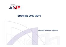 Autorité des Marchés Financiers : Stratégie 2013-2016
