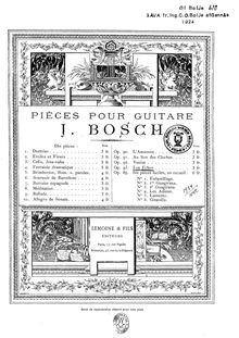 Partition complète, Les Echos, Op.93, C major, Bosch, Jacques