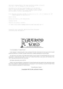 The Great Round World and What Is Going On In It, Vol. 1, No. 15, February 18, 1897 - A Weekly Magazine for Boys and Girls