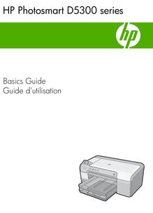 Guide d’utilisation - Imprimante HP Photosmart D5363