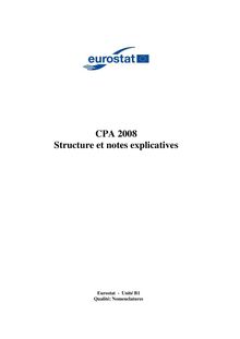 CPA 2008 - Structure and explanatory notes - EN