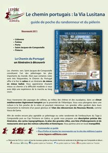 Le Chemin portugais vers Compostelle - guide pratique de Lisbonne à Saint-Jacques et Fisterra