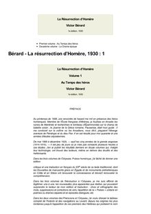 Bérard - La résurrection d’Homère, 1930