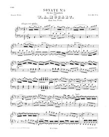 Partition complète, Piano Sonata No.9, D major, Mozart, Wolfgang Amadeus par Wolfgang Amadeus Mozart