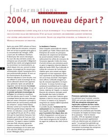 2004, un nouveau départ - VAM. fv 04 n 291